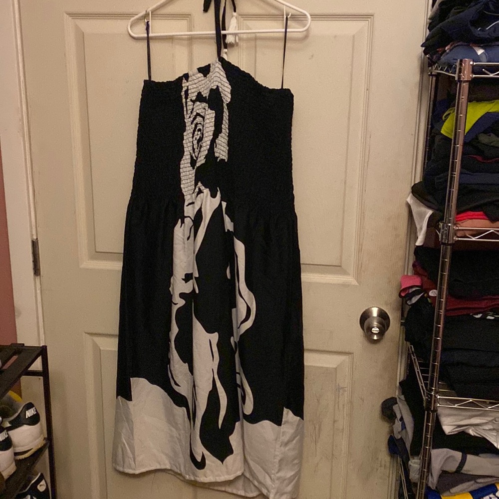 Black and white dress